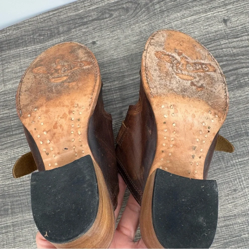 Freebird by Steven Women Leather Caprice Boho Adjustable Straps Block Heel - Picture 12 of 15